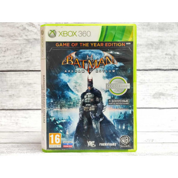 Batman: Arkham Asylum Game of the Year Edition (Xbox 360) Б/У